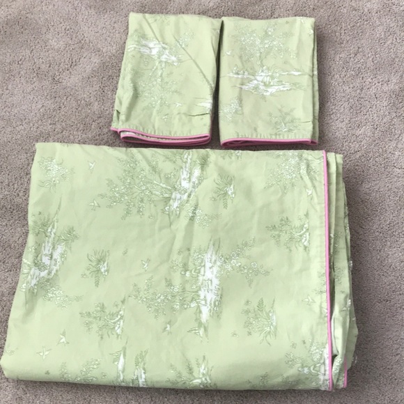 Pottery Barn Kids Other - Pottery Barn Kids Toile Twin Duvet Cover And Shams